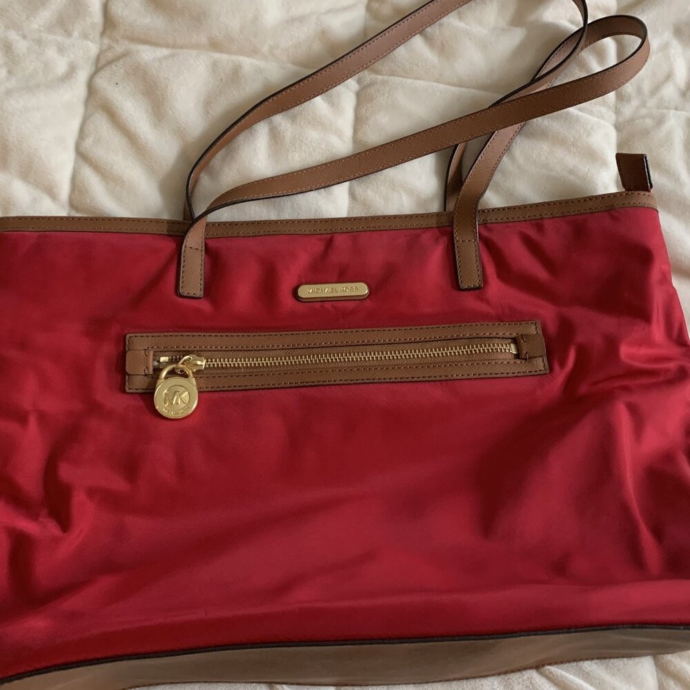 Red Michael Kors Purse